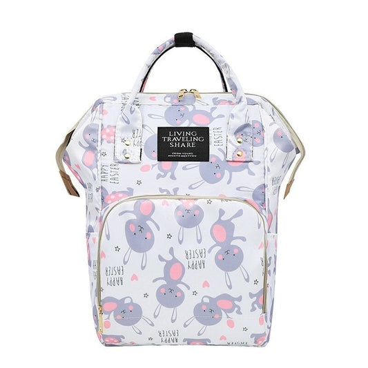 Nylon Female Mommy Baby Backpack