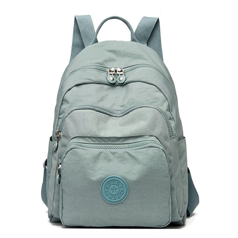 Large Capacity Nylon Ladies Travel Backpacks