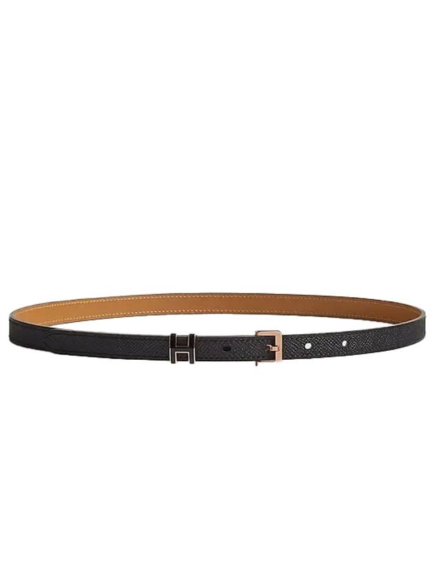 Women's Pop H 15 Leather Belt Black