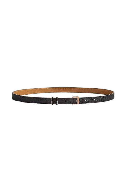 Women's Pop H 15 Leather Belt Black