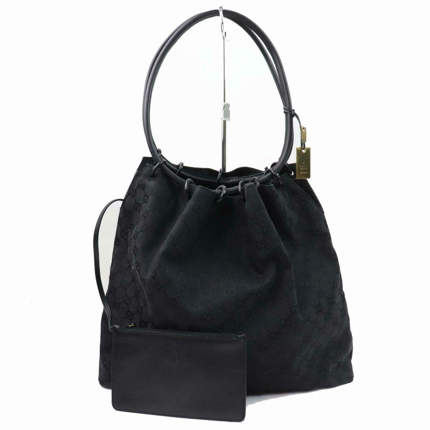 Brand Inspired Gucci Tote Bag Black Canvas (SHC1-14482)