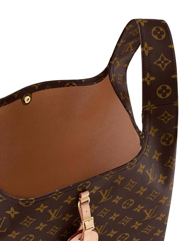 Atlantis GM Monogram Canvas Tote Bag Brown