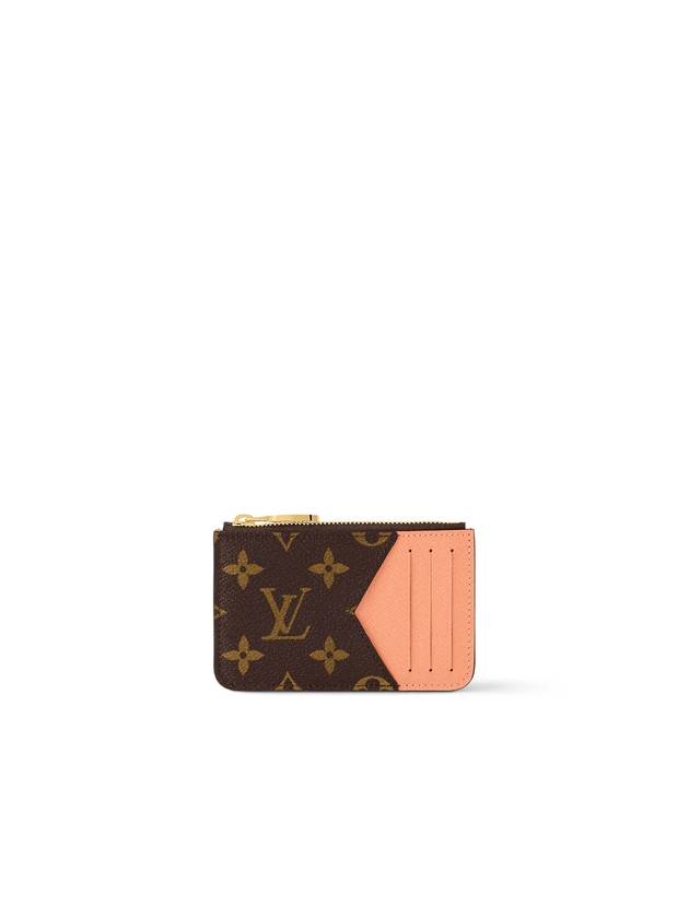 Women s Romi Monogram Card Wallet Apricot