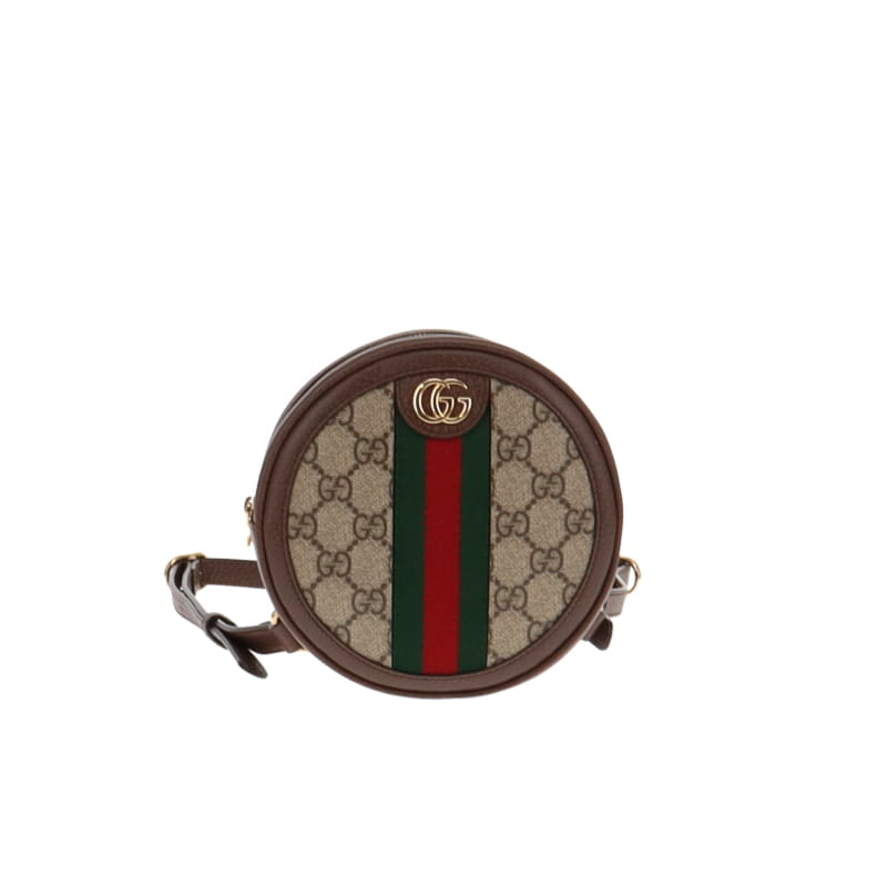 Gucci GG Supreme Ophidia Round Mini Backpack