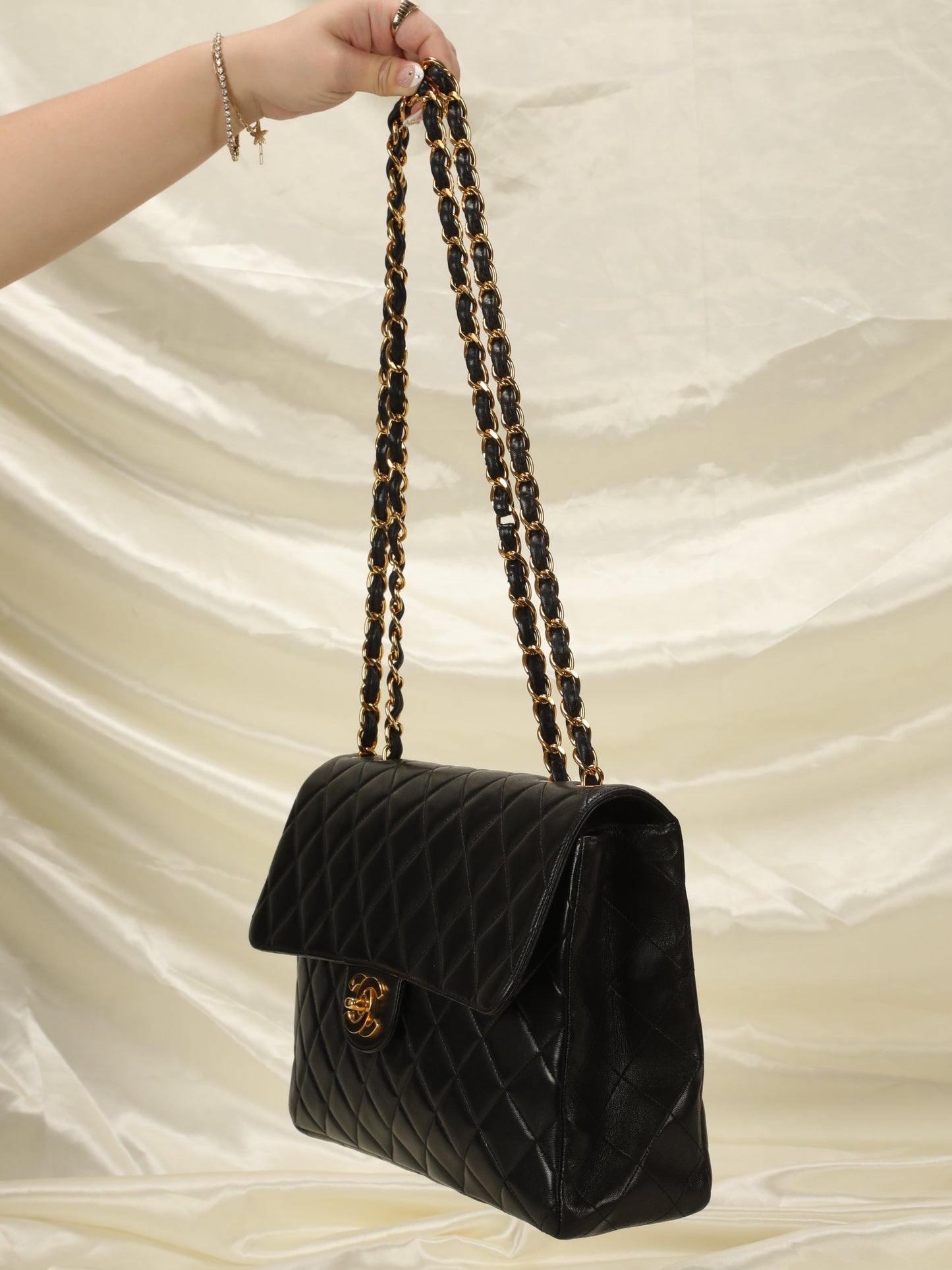 Chanel Lambskin Jumbo Single Flap Bag