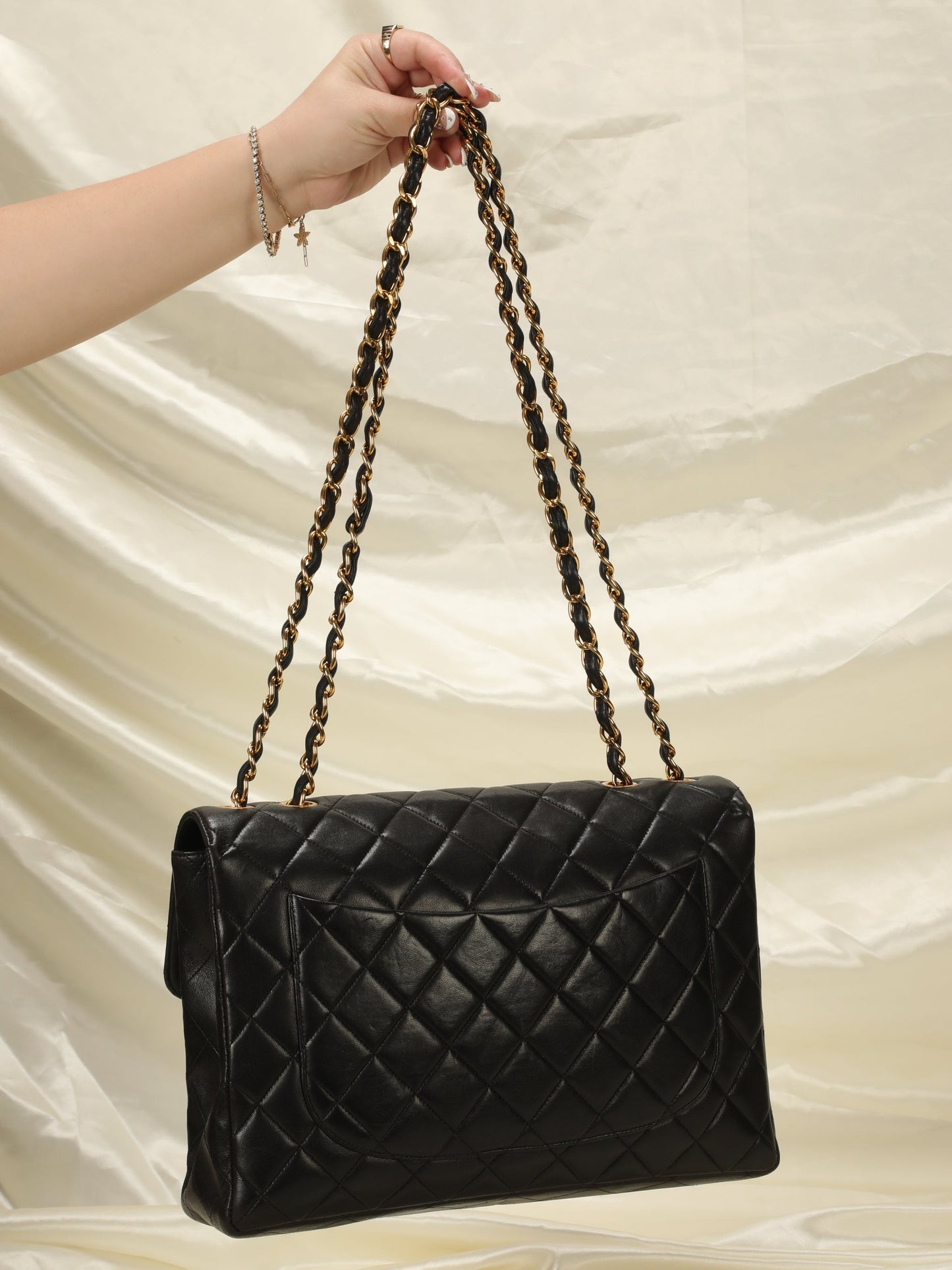 Chanel Lambskin Jumbo Single Flap Bag