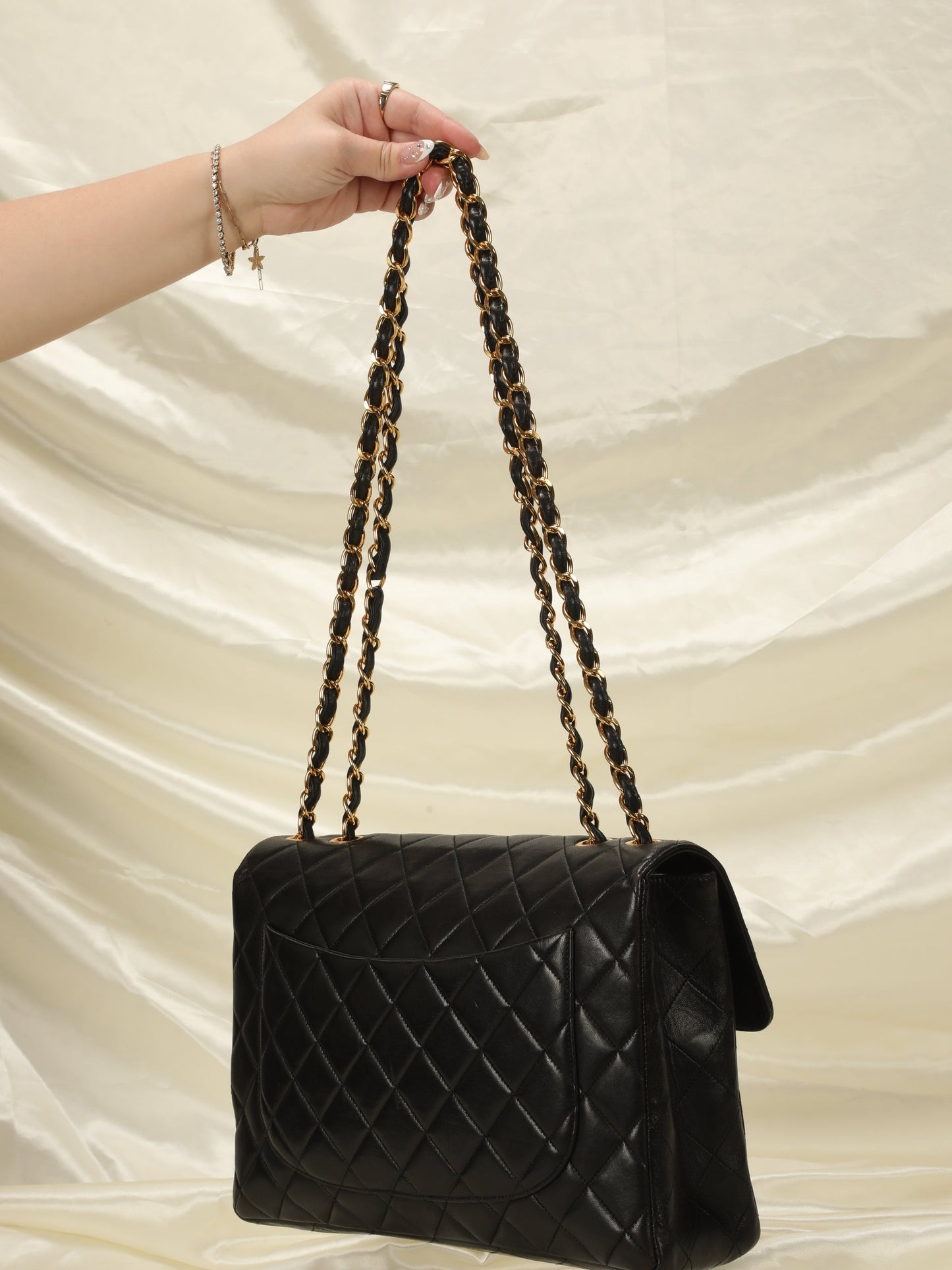 Chanel Lambskin Jumbo Single Flap Bag