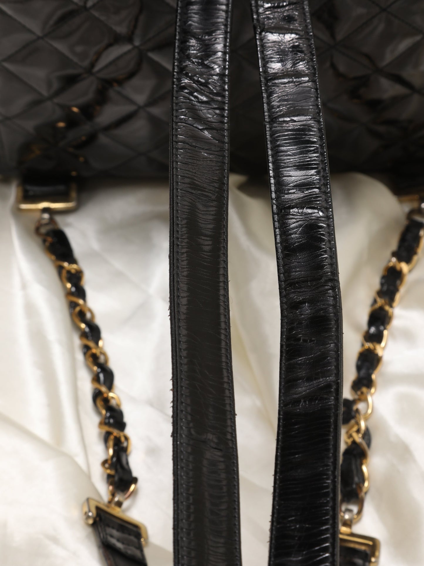 Rare Chanel Patent Turnlock Backpack