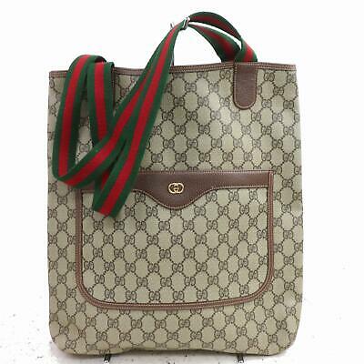 Gucci Tote Bag Beige PVC