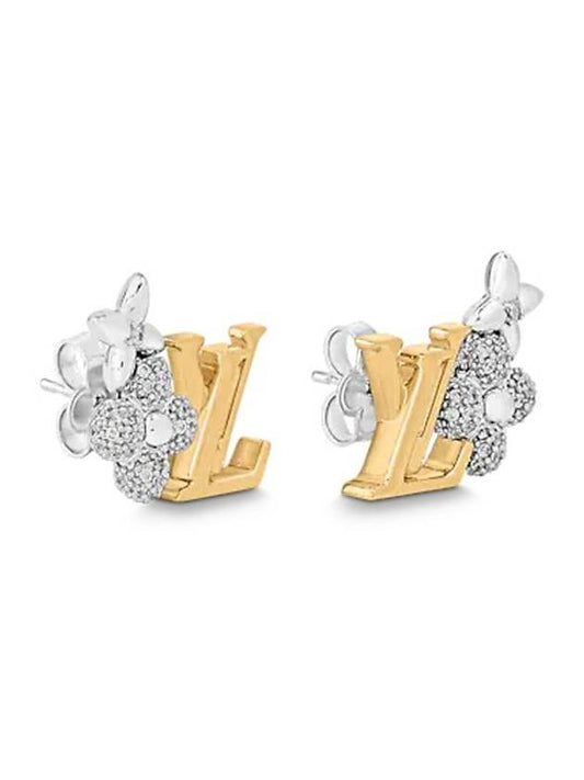 Women's LV Gram Earrings Gold