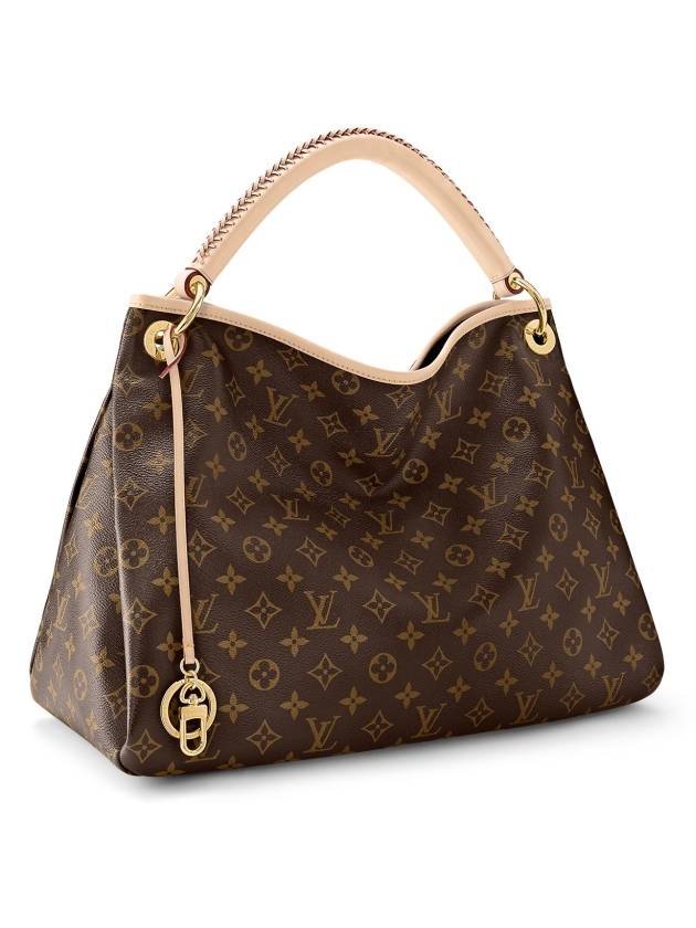 Artsy MM Monogram Tote Bag Brown