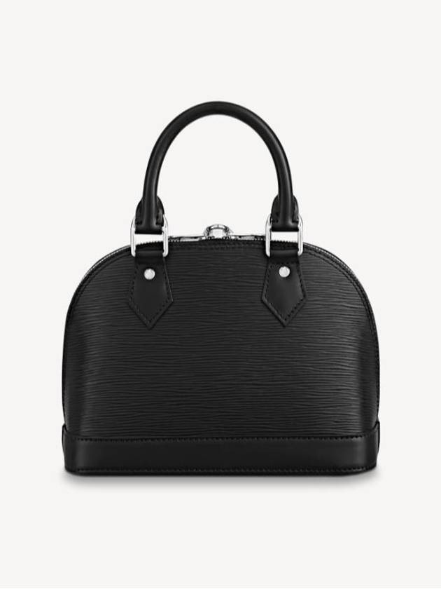 Alma BB Epi Tote Bag Black