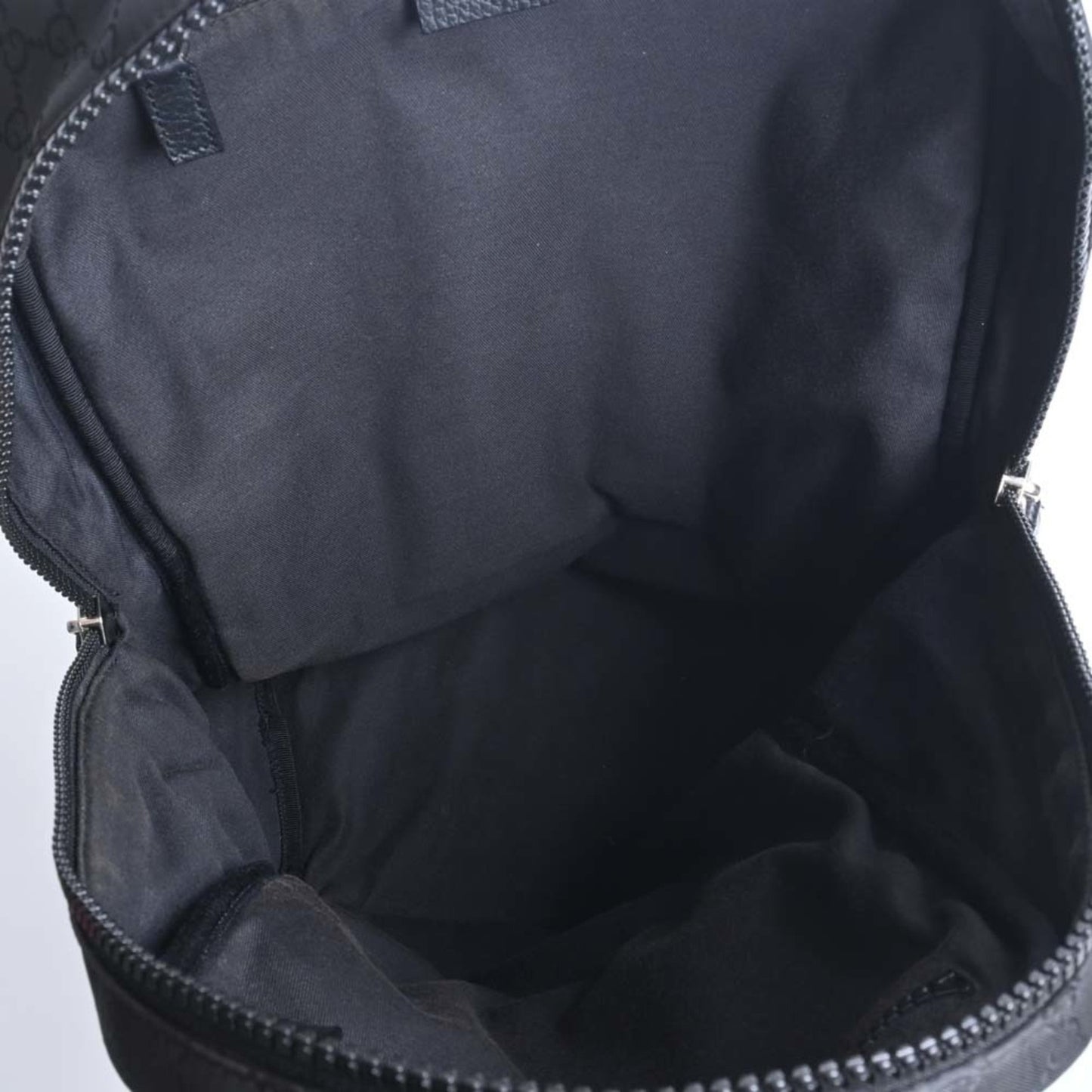 GUCCI GG nylon rucksack backpack 449181 black ladies