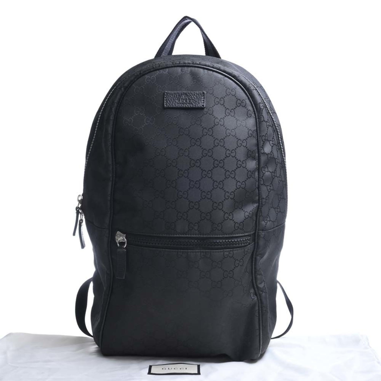 GUCCI GG nylon rucksack backpack 449181 black ladies