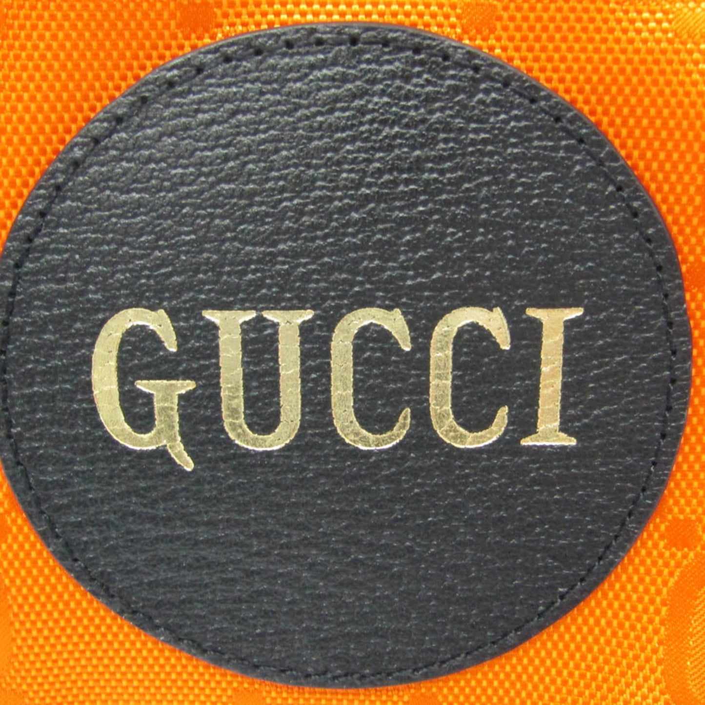 GUCCI Off The Grit 643887 Men,Women Nylon Backpack Black,Orange