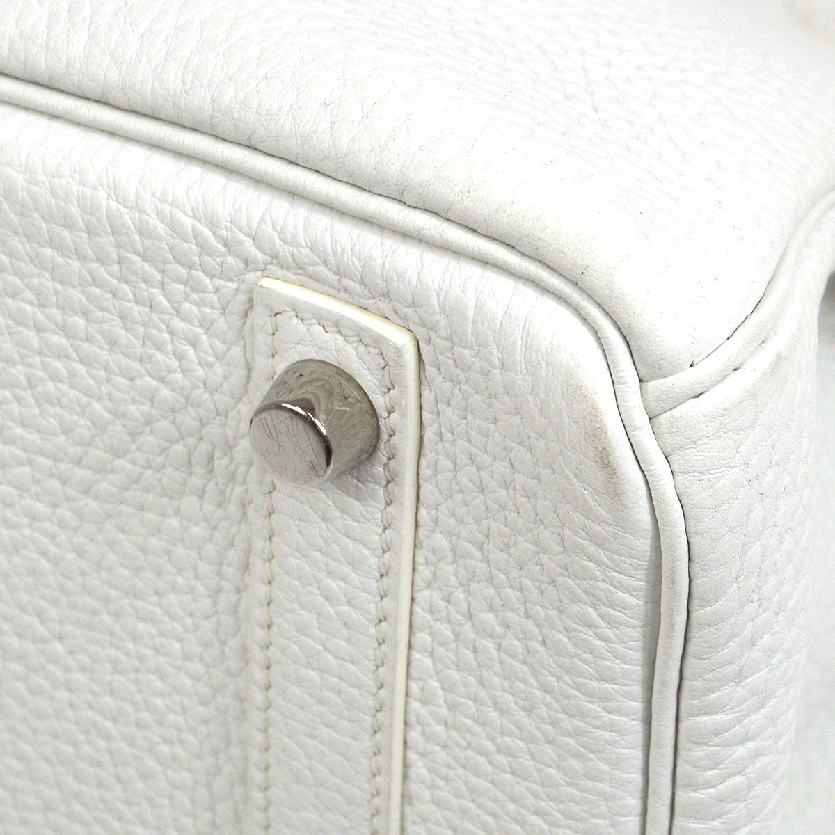 HERMES * BIRKIN 30 White Taurillon Clemence