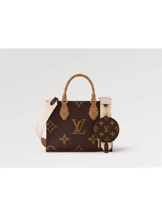 Women's Onthego PM Monogram Tote Bag Brown