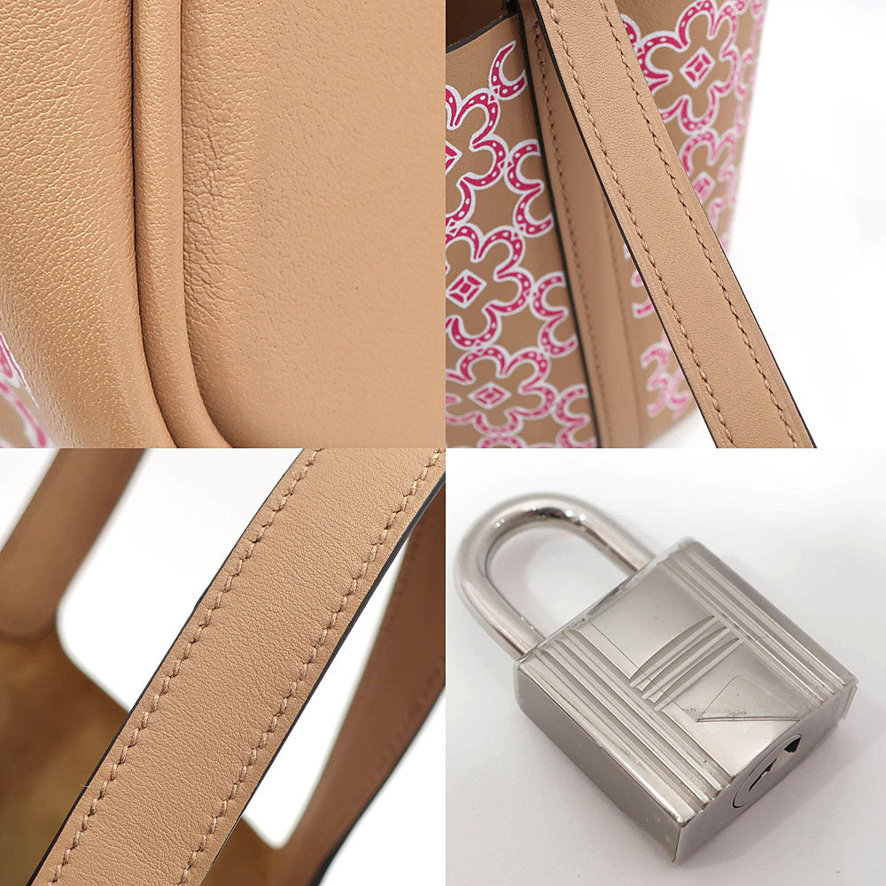 Hermes Handbag Picotin Lock Micro Picotin Lock Micro  Daisy Ch/Rose/Blan SV G   U Grave 2022  Female Key/Cadena  Bag  Quality Wood