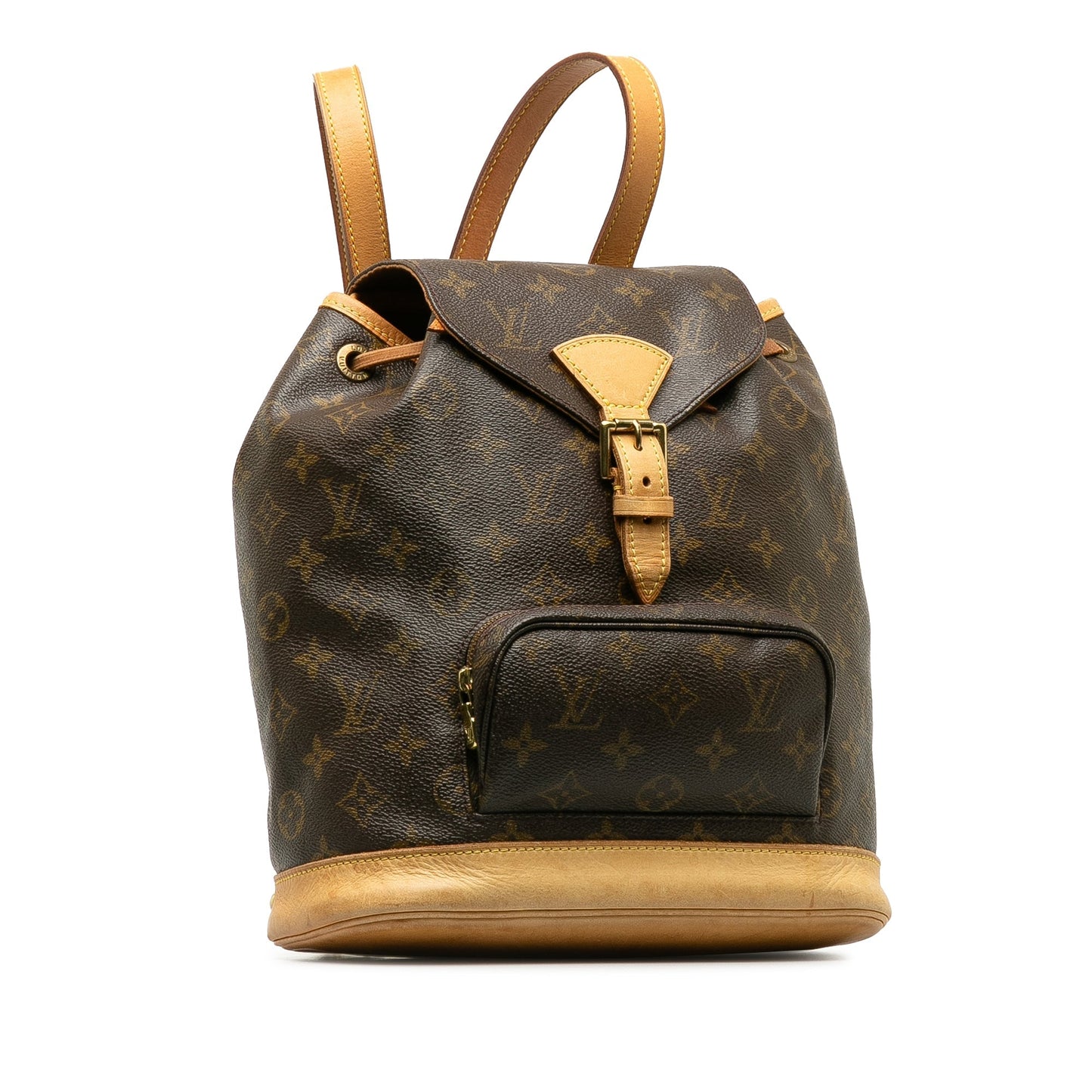 Brown Louis Vuitton Monogram Montsouris MM Backpack