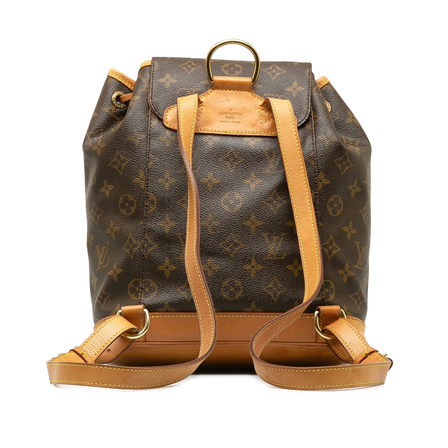 Brown Louis Vuitton Monogram Montsouris MM Backpack