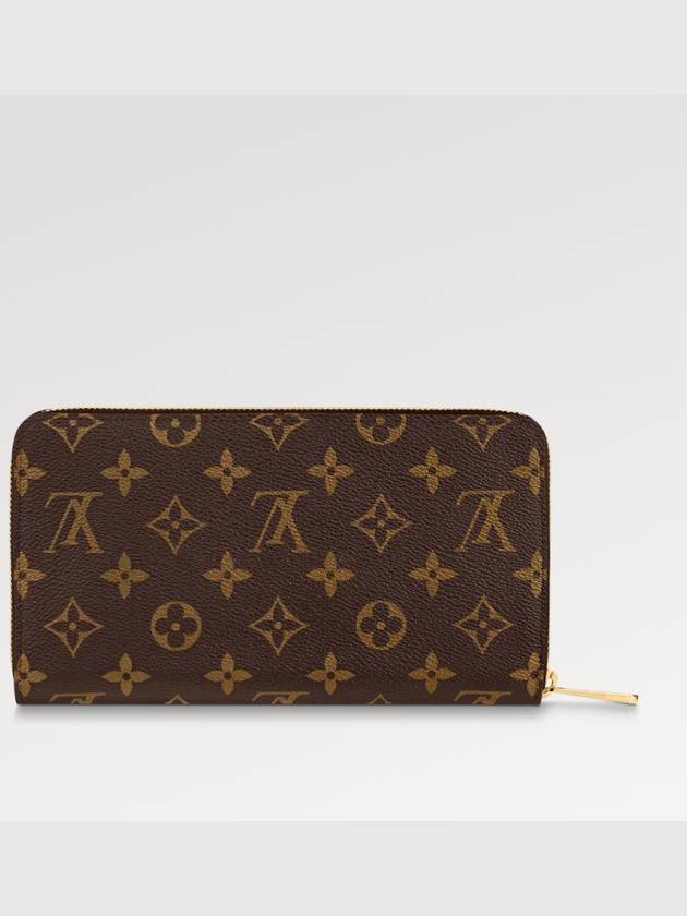 Ziphy Organizer Monogram Long Wallet Brown