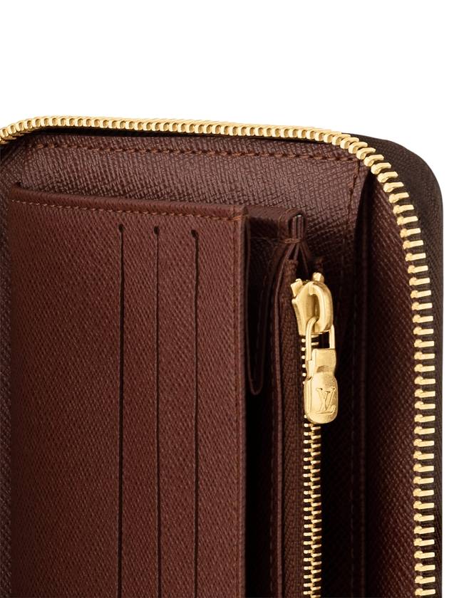 Ziphy Organizer Monogram Long Wallet Brown