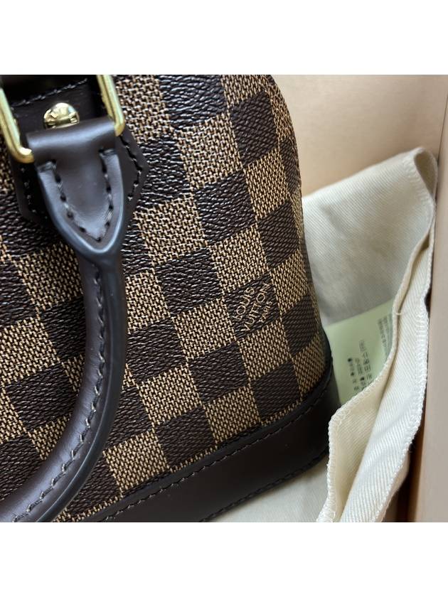 Alma BB Damier Eben Tote Bag