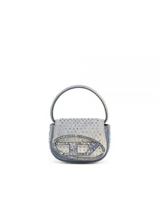 1DR Crystal-Embellished Mini Bag Blue