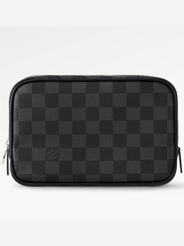 Women's Toilet Pouch PM Damier Graphite N40483