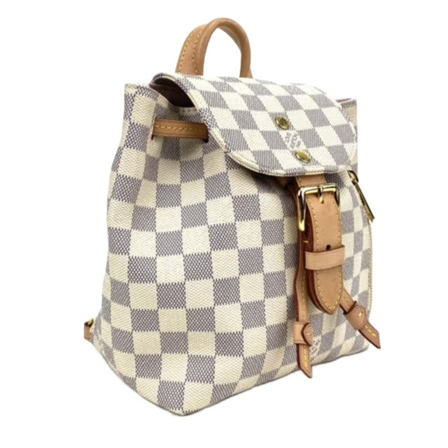 LOUIS VUITTON Sperone Backpack BB Damier Azur