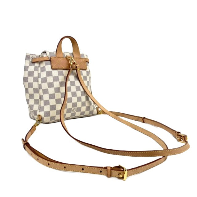 LOUIS VUITTON Sperone Backpack BB Damier Azur