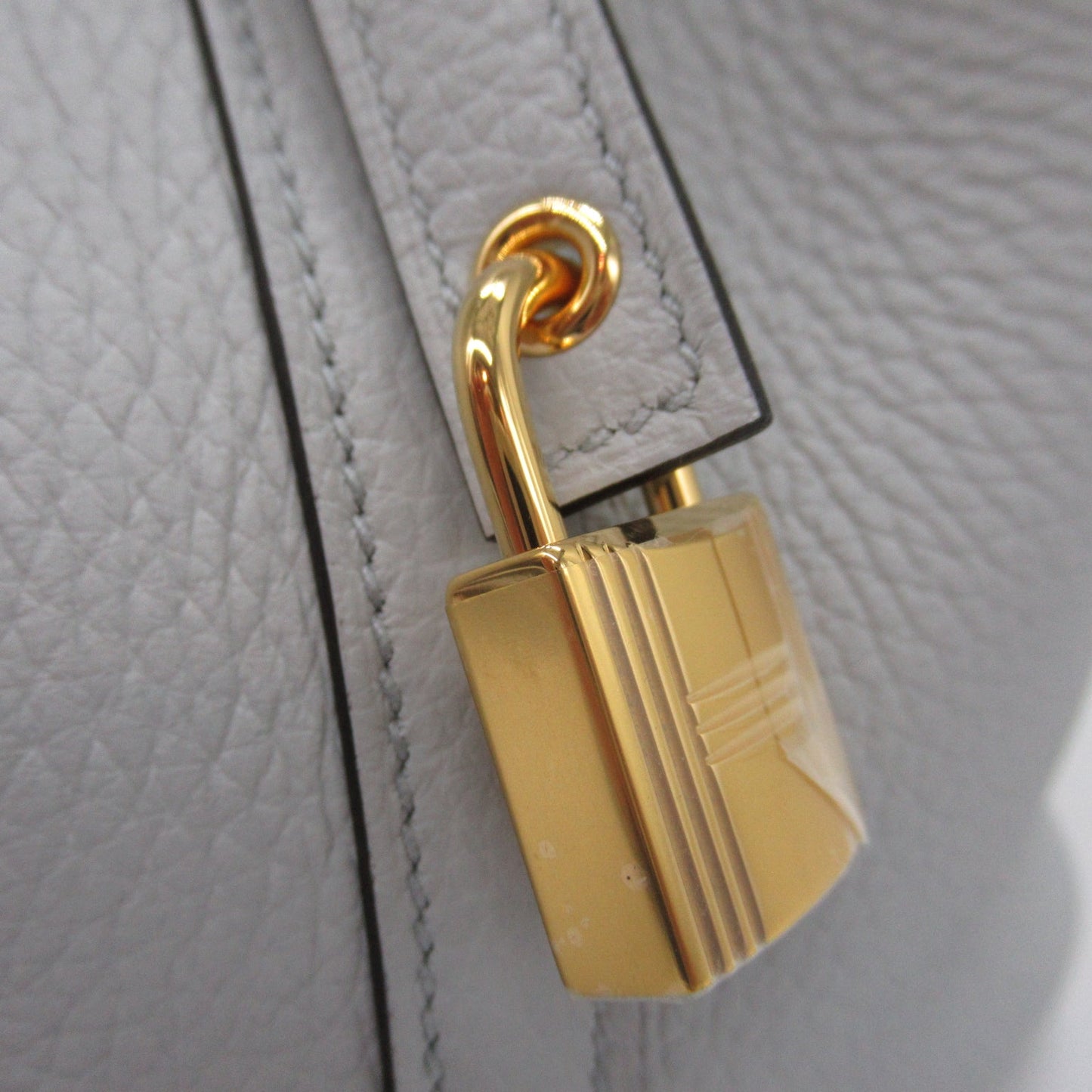 Hermes Picotin Lock MM Blue Pearl Handbag