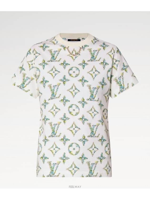 1AFGRS NEW LV REMIX Floral Monogram T Shirt