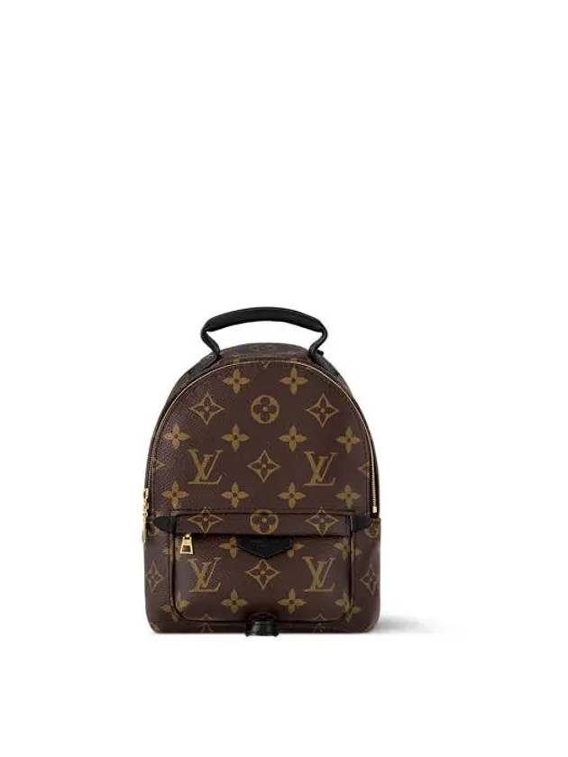 Palm Springs Monogram Mini Backpack Brown