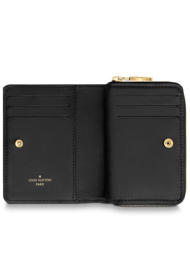 Women's Lou Monogram Lambskin Coin Purse Black