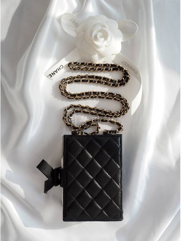 22B Dear Diary Chain Wallet Mini Cross Bag WOC Black AP2954