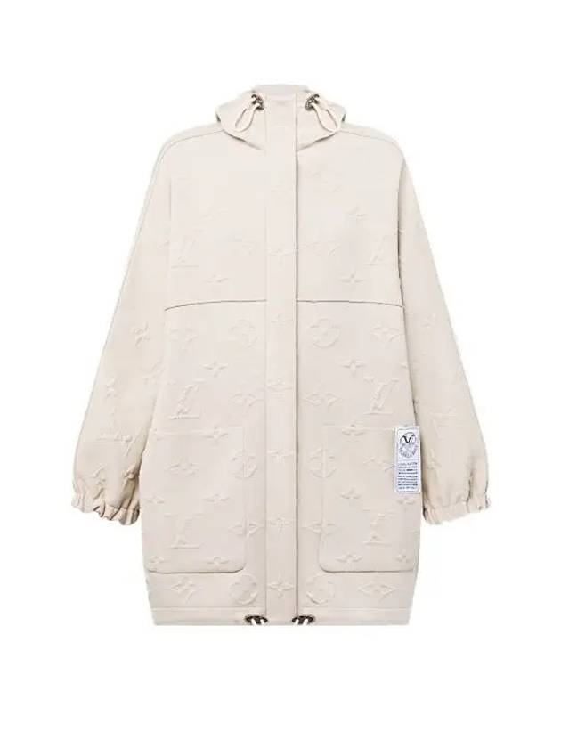 3D Monogram Hooded Jacket Light Beige 1AC0WQ