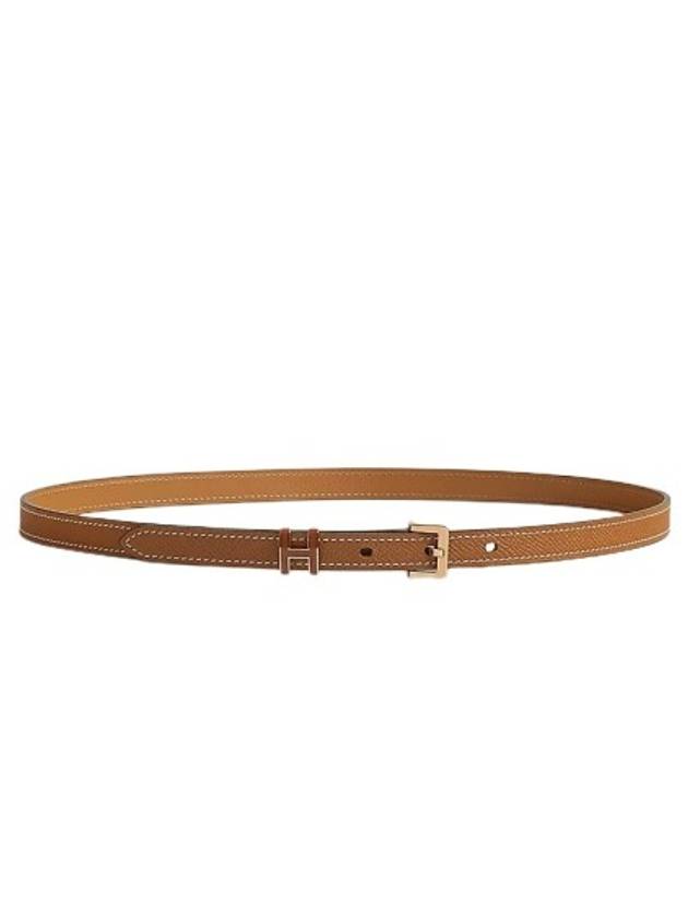 Women's Pop H 15 Leather Belt Gold Brown