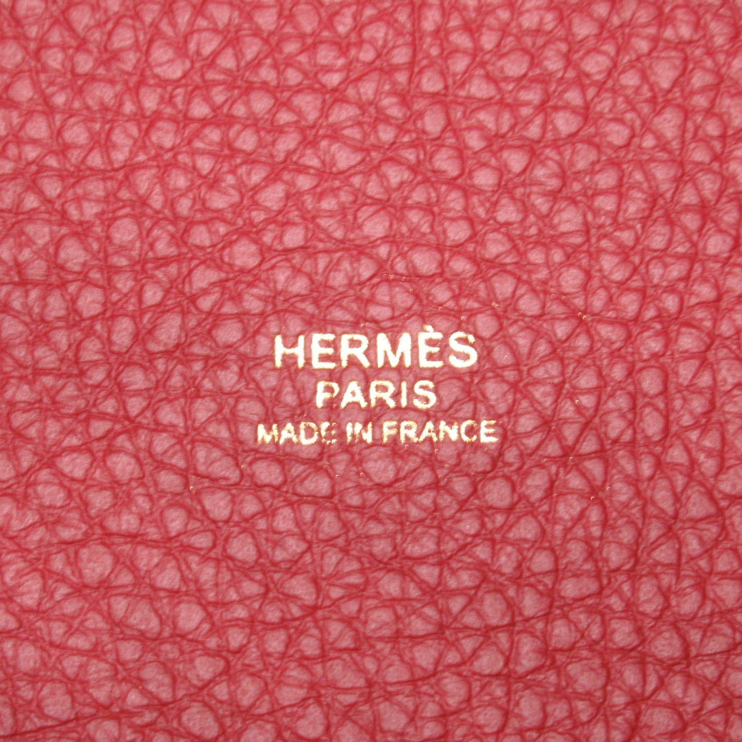 Hermes Picotin Lock PM Rouge Handbag Handbag   Clemence  Red