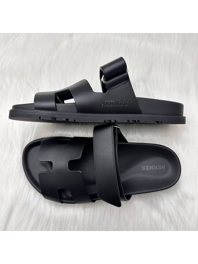 24 years women s chypre slippers leather sandals black