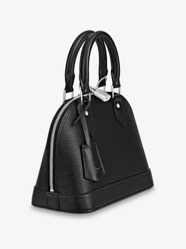 Alma BB Epi Tote Bag Black