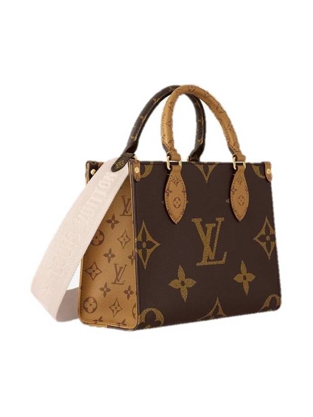 Women's Onthego PM Monogram Tote Bag Brown