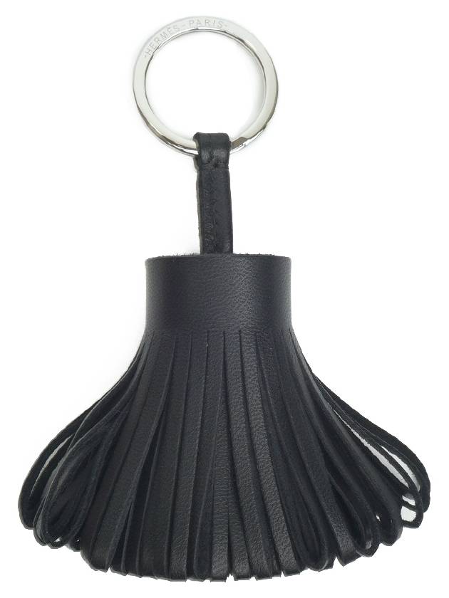 Hermes Carmen Palladium Key Holder Noir