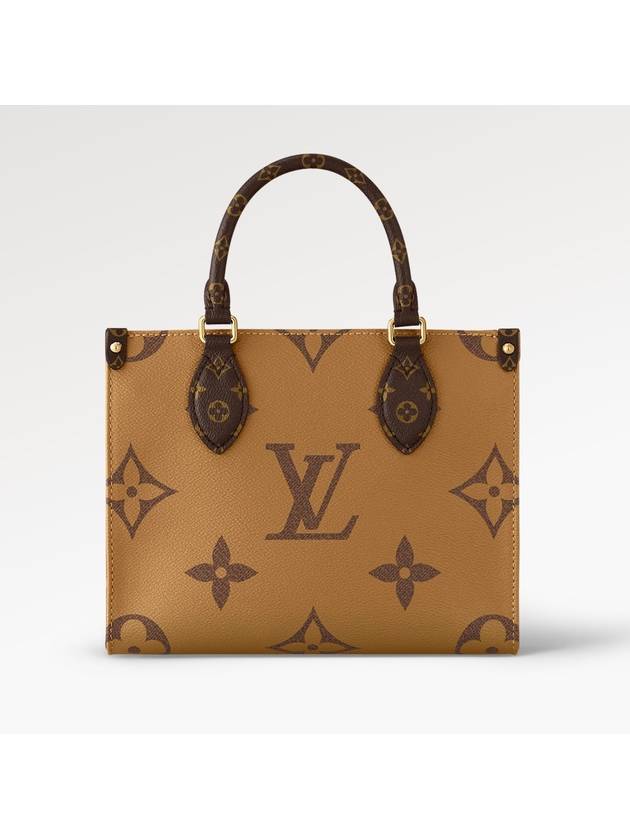 Women's On the Go PM Monogram Tote Bag Brown