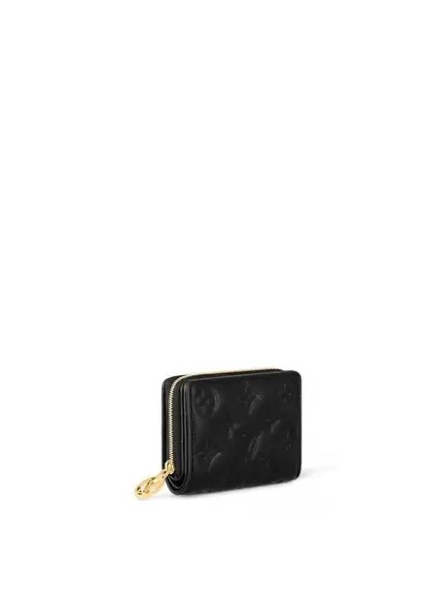 Women's Lou Monogram Lambskin Coin Purse Black