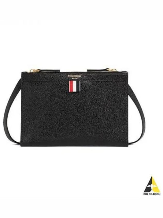 Women s Pebble Grain Small Cross Bag Black FAP380A 00198