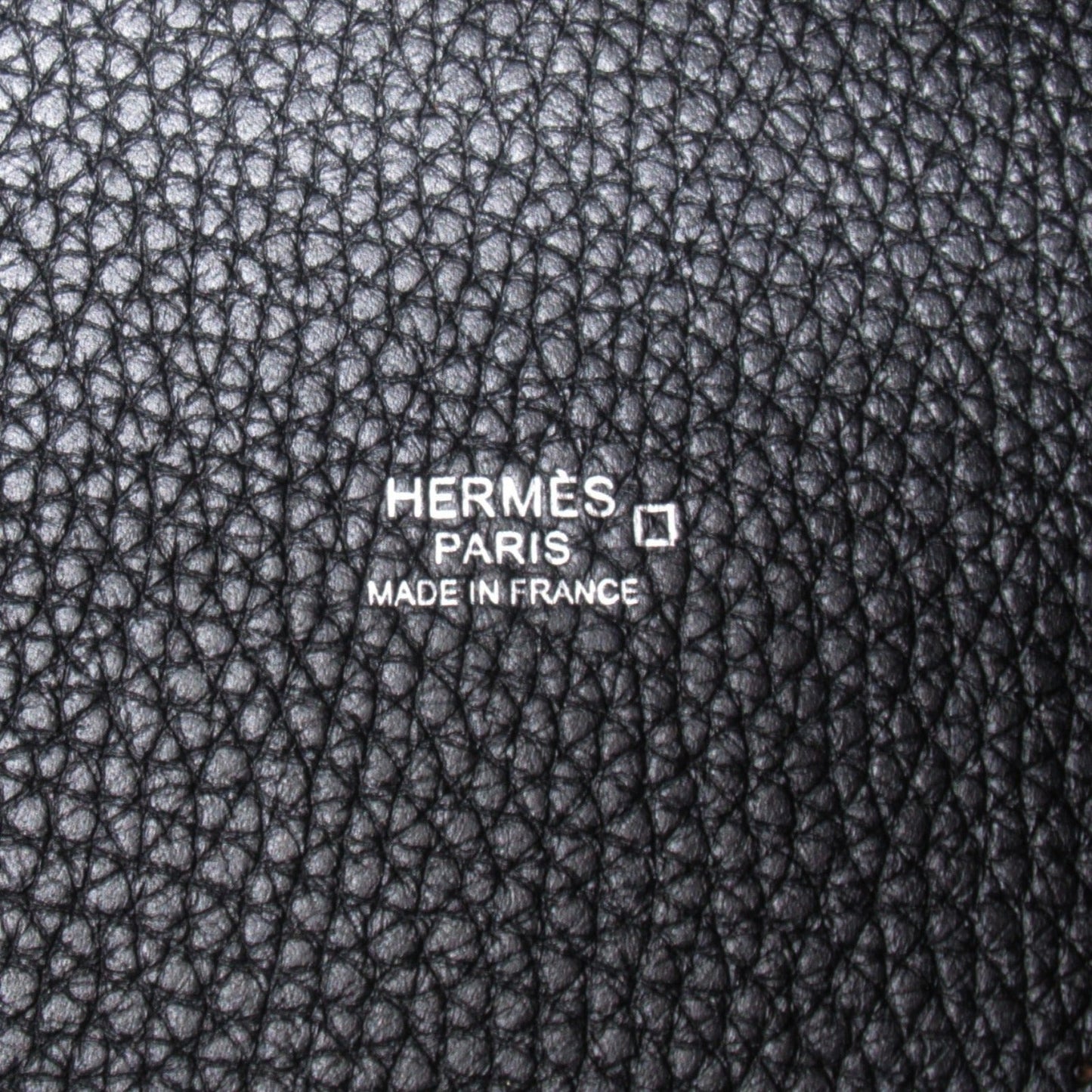 Hermes Picotin Lock PM Touch Black Handbag Handbag Handbag Leather Togo Alligator  Black