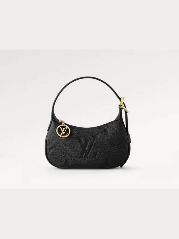 Bag Mini Chain Wallet Shoulder Tote Moon Monogram Empreinte Embossed Grain Cowhide Black M82391