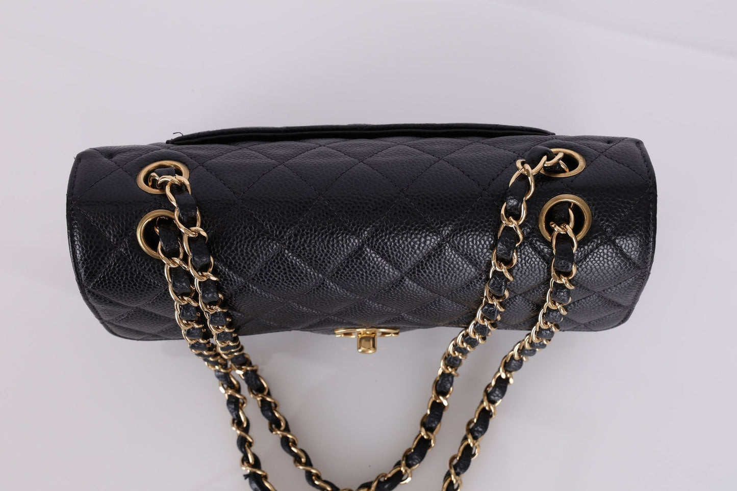 Chanel 2002 Caviar Small Double Flap