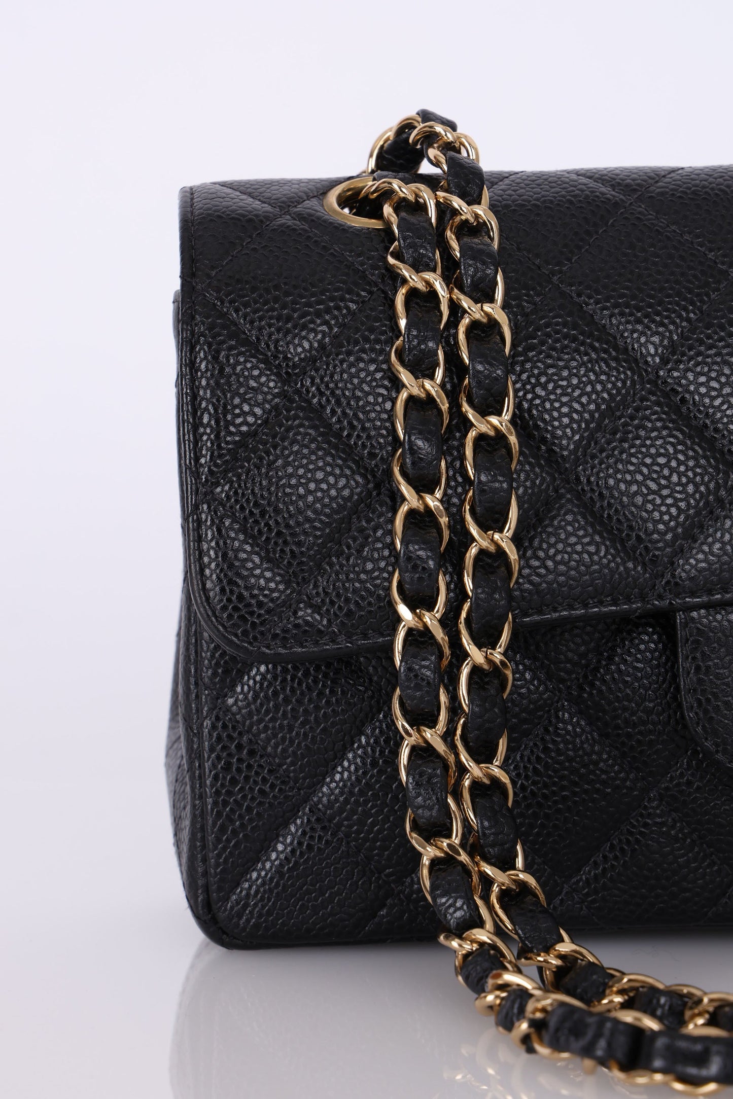 Chanel 2002 Caviar Small Double Flap